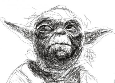 My latest Digital Drawing Timelapse- Yoda Jedi Master 