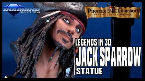 Diamond Select Pirates of the Caribbean Legends in 3D Jac...
