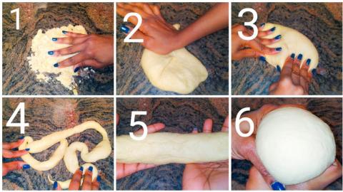 How To Knead_Mix A Dough(Pizza_Doughnut)