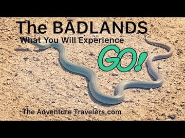 The Badlands of South Dakota in our RV