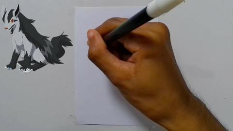 Drawing Pokemon Mightyena