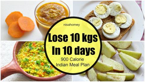 How To Lose Weight Fast 10 kgs in 10 Days  - Full Day Ind...