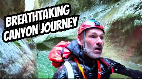 Solo adventure into a beautifully sculpted canyon