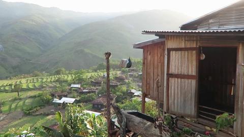 Mountain Village Sunset is So Beautiful and Peaceful