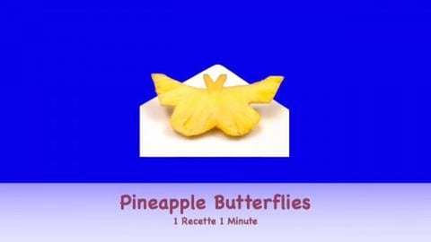 Pineapple Butterflies / Fruit Garnish (shorts)