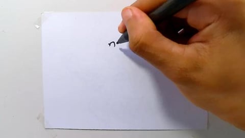 Drawing graffiti cartoon grandmother witch laughing