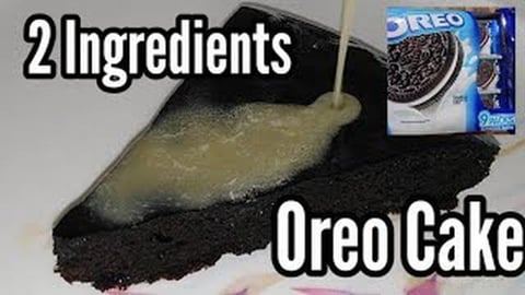 2 INGREDIENTS OREO CAKE WITH SYRUP _ Filipino Recipe | Ta...