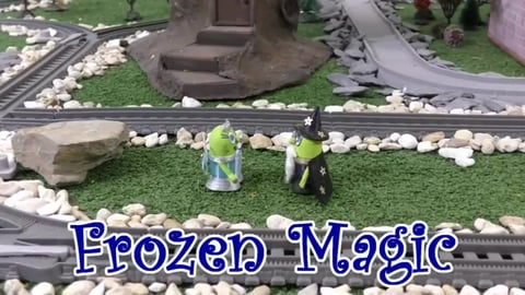Frozen Magic Fun Toy Story with Cars McQueen Fairy and Wi...