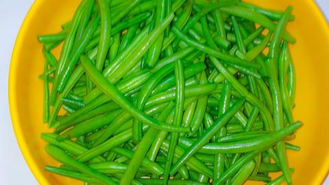 French beans are best eaten this way.