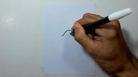 Drawing cartoon-scary-zombie-face