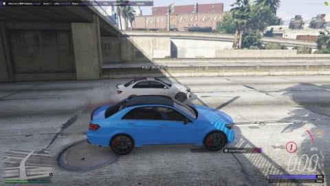 GTA 5 INSANE RACE MERCEDES