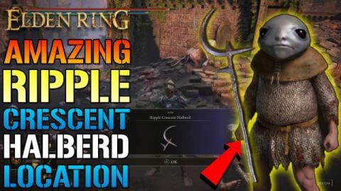 Elden Ring: AMAZING Ripple Crescent Halberd! How To Get T...