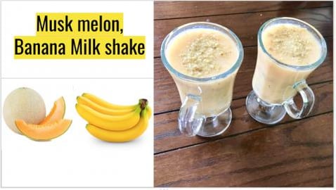 MUSK MELON & BANANA MILK SHAKE || BY BB CHEF