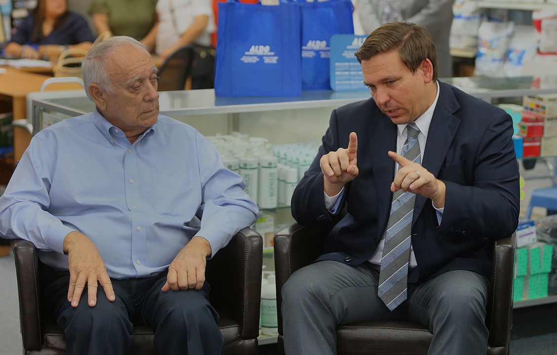 Florida governorelect Ron DeSantis visited Aldo Surgical Supply