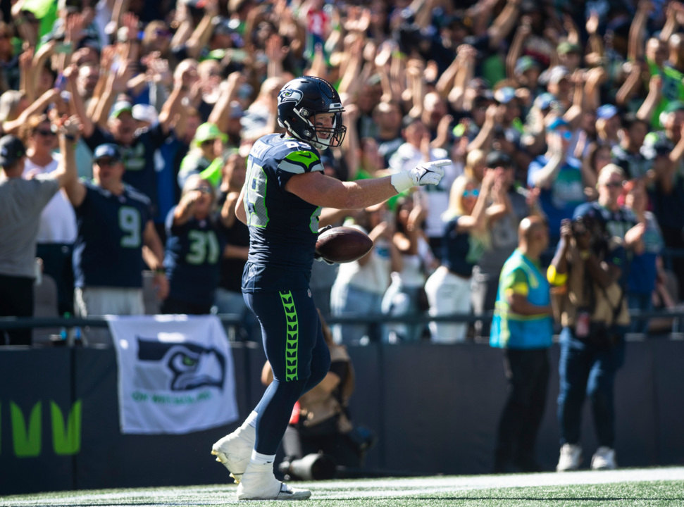 Seahawks tight end Will Dissly scores first TD since injury