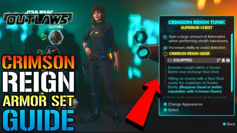 Star Wars Outlaws: "Crimson Reign" Armor Set Is AMAZING! ...