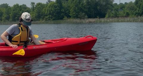 A beautiful day for a kayak on the Rideau River