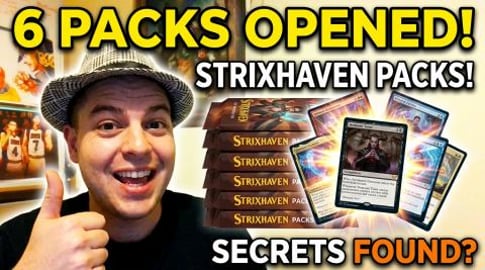 MTG Opening 6 Secrets of Strixhaven Booster packs from th...