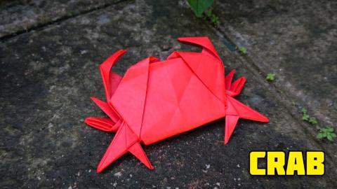 CRAB | PAPER CRAB | RED CRAB | Origami tutorial by Magic ...