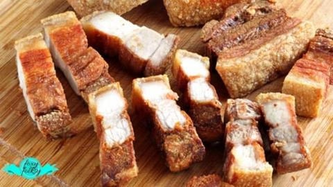 LECHON KAWALI (Crispy Fried PORK BELLY)