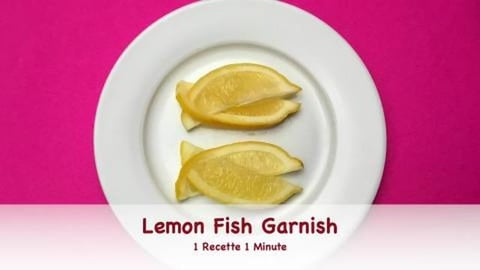 Lemon Fish Garnish / Food Decoration (shorts)