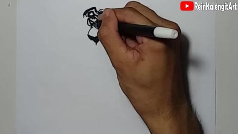 Drawing Grafiti Vector Character Lion