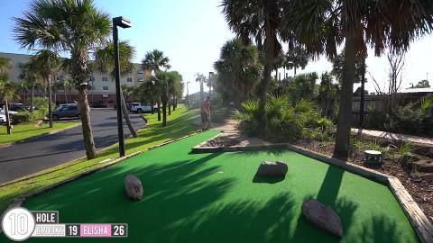 Awesome Mini Golf Course! - Can We Get A Hole In One? - P...