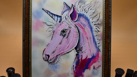 Makeup and Nail Polish , the Most Magical Painting