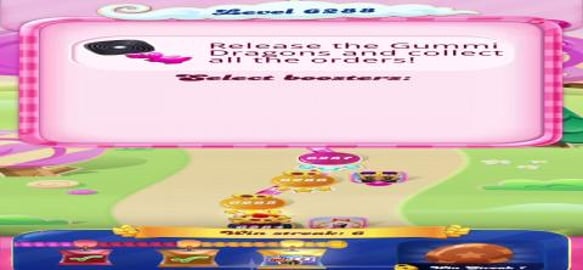 Candy Crush: 1/3 gameplay (level 6288)