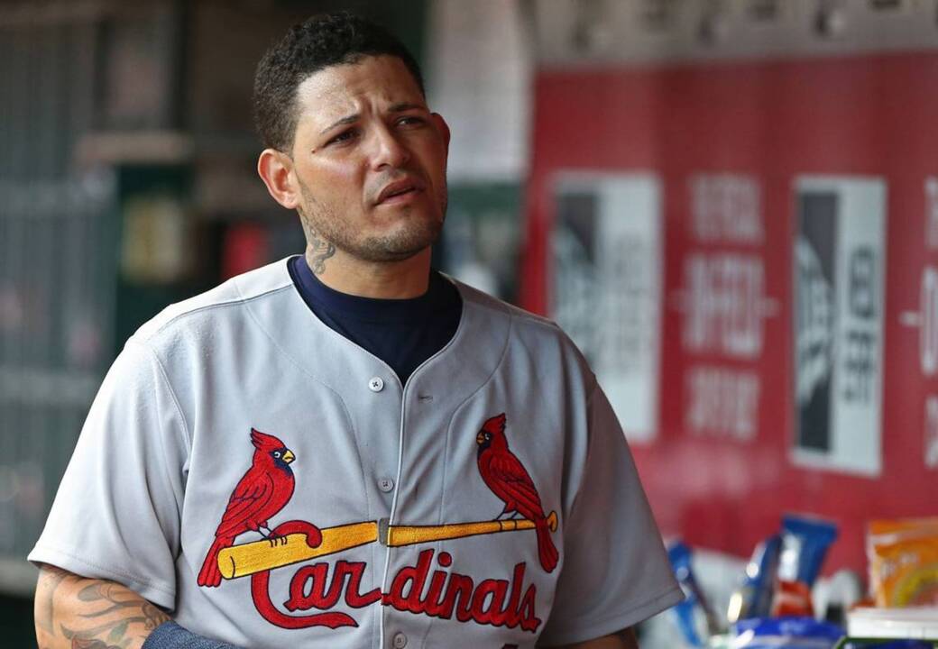 Yadier Molina arrives at Cardinals camp for final spring training