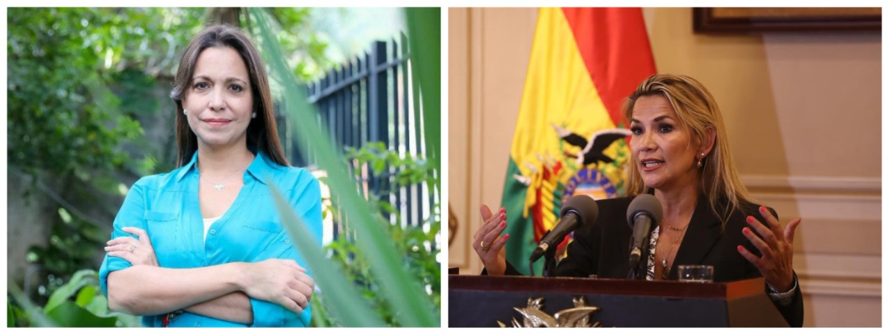 María Corina Machado y Jeanine Áñez, las mujeres que se enfrentan al socialismo