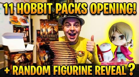 MTG Opening 11 Hobbit Booster packs and Natsume's book of...