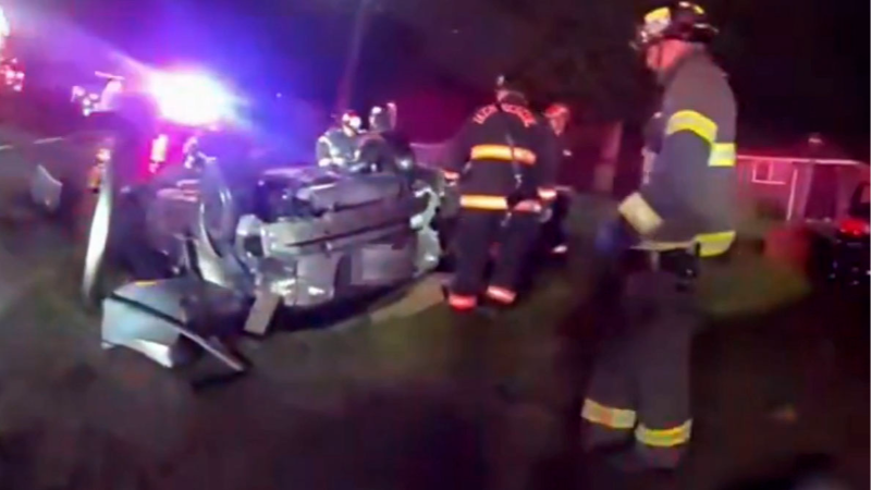 Man dead after vehicle flips over in Pierce County (Video) | Tacoma ...