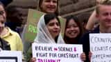 Malala Yousafzai, Greta Thunberg join climate protest in Stockholm