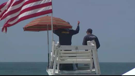 Park officials step up patrols after 5 shark bites reported in 2 days in waters off south shore