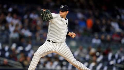 Jordan Montgomery 'feeling good, getting better every day' after taking comebacker to knee