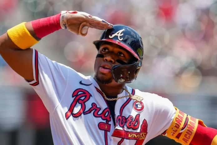 Acuña celebró con jonrón su quinto aniversario en las Grandes Ligas