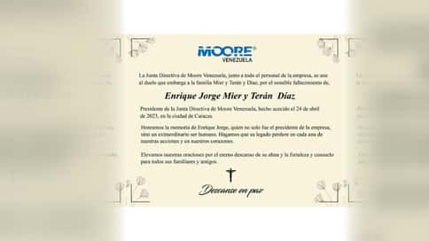 Obituario Enrique Jorge Mier y Terán Díaz