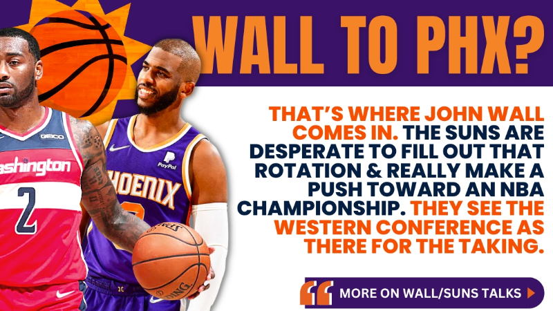 John Wall Could Be the Next Splash Move for the New-Look Suns