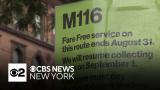 MTA's free bus fare program ends