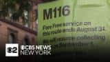MTA's free bus fare program ends
