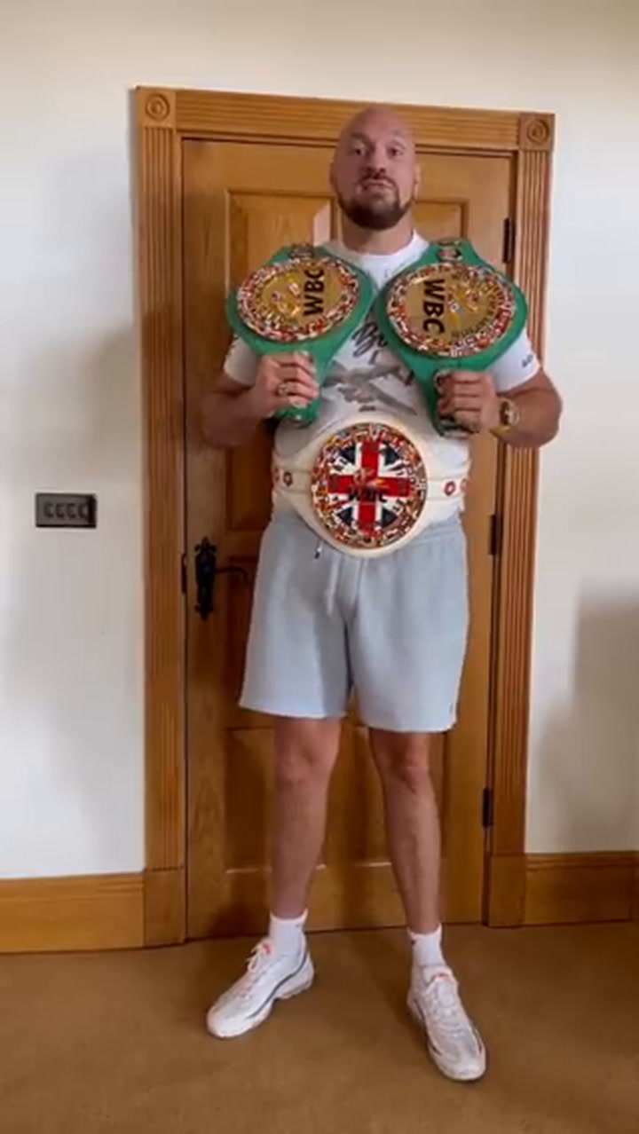 Anthony Joshua accepts Tyson Fury’s call-out for a fight this year