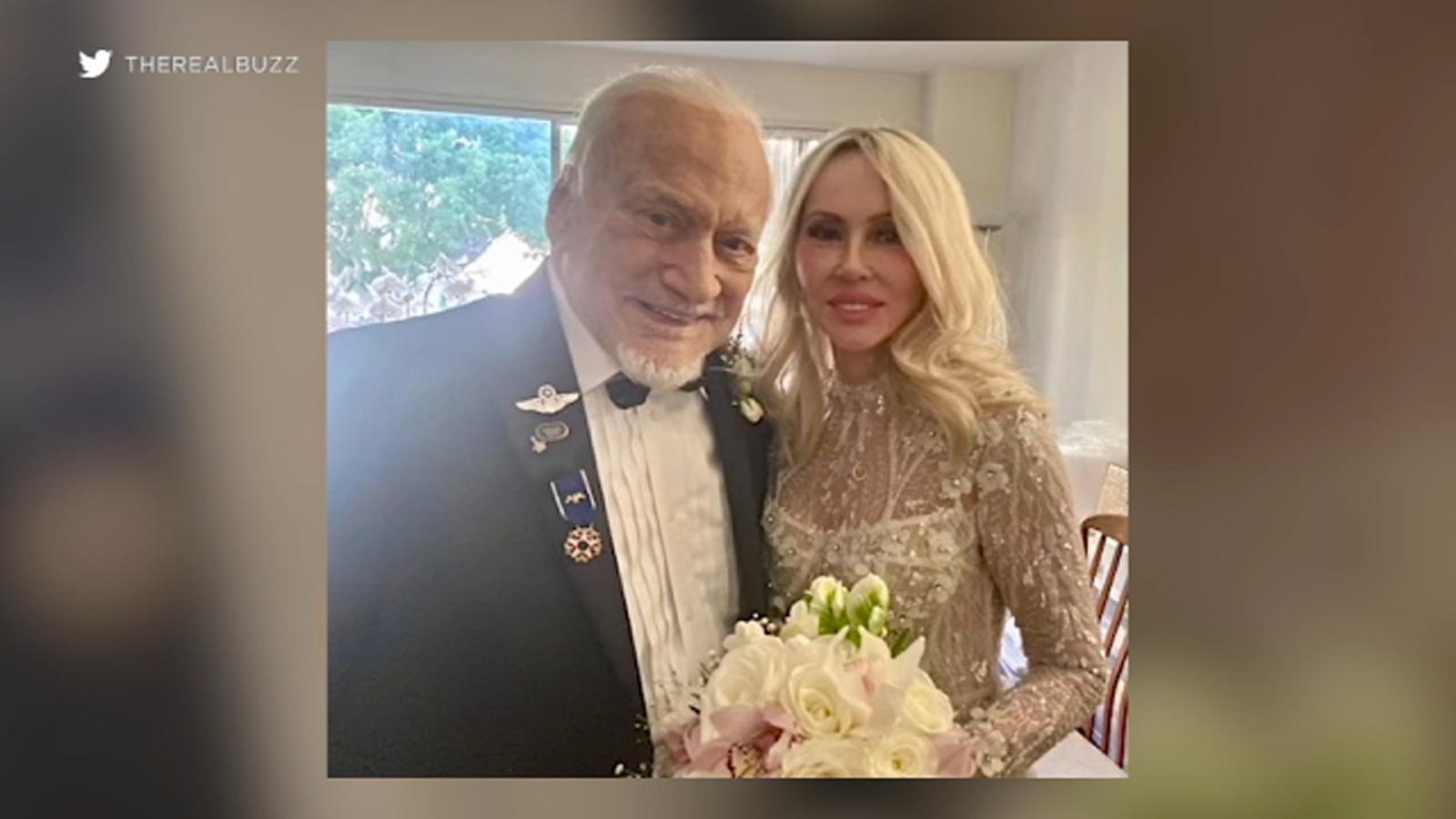 Famed astronaut Buzz Aldrin gets married in LA on his 93rd birthday